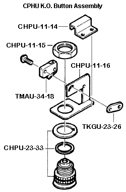 Punch-Out!! K.O. Button assembly