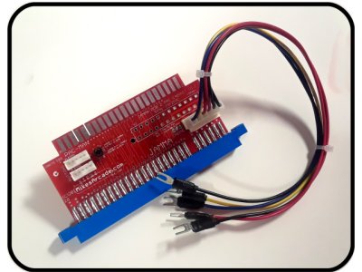 JR/ Pacman classic PCB to JAMMA adapter arcade Ms 