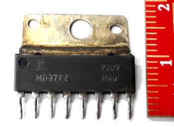 2x MB3712-Original Vintage Fujitsu Audio IC-Circuito Integrado-nos 