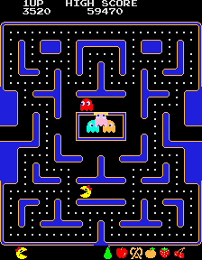 ms pacman game maze