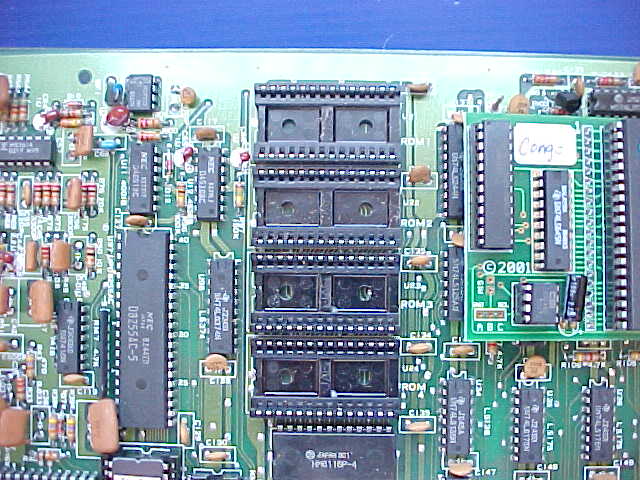 CONGO CPU eproms removed