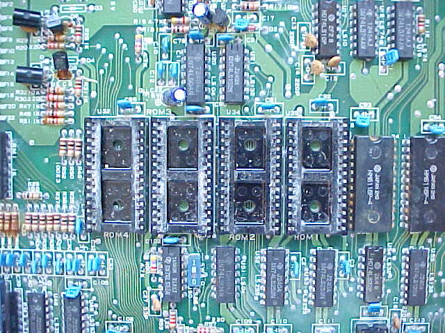 CONGO CPU eproms removed