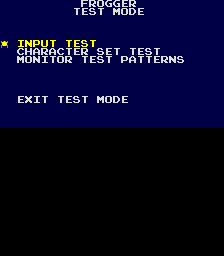 testmode menu